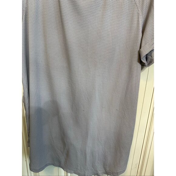 Lululemon Women's Open Up Tie Back Cuffed Short Sleeve Athletic Top Purple Large - Picture 8 of 10